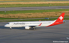 Embraer ERJ-195AR | HB-JVJ | Helvetic Airways  |  Arriving in Zurich on delivery | Z&UUML;RICH (LSZH/ZRH) 05.07.2024