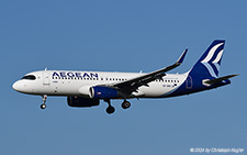 Airbus A320-232 | SX-DNC | Aegean Airlines | Z&UUML;RICH (LSZH/ZRH) 02.08.2024