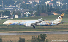 Boeing 787-10 | A6-BMA | Etihad Airways  |  Warner Bros cs | Z&UUML;RICH (LSZH/ZRH) 02.08.2024