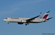 Boeing 737-86N | OK-TVT | Travel Service Airlines  |  Still one cloud hanging around | Z&UUML;RICH (LSZH/ZRH) 09.08.2024