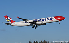 Airbus A340-313X | HB-JMC | Edelweiss Air | Z&UUML;RICH (LSZH/ZRH) 29.11.2024