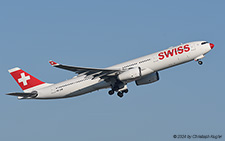 Airbus A330-343X | HB-JHB | Swiss International Air Lines  |  red nosed | Z&UUML;RICH (LSZH/ZRH) 01.12.2024
