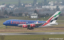 Airbus A380-861 | A6-EOD | Emirates Airline | Z&UUML;RICH (LSZH/ZRH) 11.12.2024