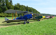 De Havilland DH.82A Tiger Moth | G-ECDS | private  |  This is the flightline of the DH.82 at Bleienbach. | LANGENTHAL BLEIENBACH (LSPL/---) 07.09.2025