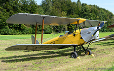 De Havilland DH.82A Tiger Moth | G-ANFM | private  |  This DH.82A Tiger Moth was built in 1940 and saw service as T5888 with the RAF. It is currently based at White Waltham in the UK. | LANGENTHAL BLEIENBACH (LSPL/---) 07.09.2025