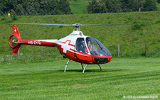 Guimbal Cabri G2 | HB-ZYQ | Swiss Helicopters  |  This Guimbal Cabri G2 helicopter is awaiting his turn to land at the heliport of Balzers | LSXB 07.08.2025