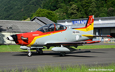 Pilatus PC-21 | HB-HWB | Pilatus Flugzeugwerke (Spanish Air Force)  |  This Pilatus PC-21 is the first aircraft of the second batch to be delivered to the Spanish Air Force. It is seen here on the delivery flight to Girona. | BUOCHS (LSZC/BXO) 30.06.2025