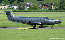 Pilatus PC-12/47E NGX | N33DR | untitled  |  This Pilatus PC-12 is taxing towards runway 24 for its flight to Morlaix. | BUOCHS (LSZC/BXO) 30.06.2025