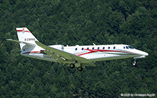 Cessna 680+ Citation Sovereign | D-CWWA | untitled (FSH Aviation)  |  This Cessna 680+ Citation Sovereign is seen here approaching runway 06, thus completing its flight from Leipzig  | BUOCHS (LSZC/BXO) 10.07.2025
