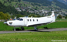 Pilatus PC-12/47G PRO | HB-FQH | Pilatus Flugzeugwerke  |  This all-white Pilatus PC-12/47G PRO is seen here returning from a pre-delivery test flight. | BUOCHS (LSZC/BXO) 25.08.2025