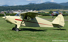Piper PA-16 Clipper | N5723H | private  |  This PA-16 Clipper is based at Luzern-Berom&uuml;nster. | LSZF 28.06.2025