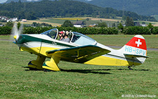 SIPA S.903 | HB-SPV | private  |  The French SIPA produced a total of 113 aircraft of this type. One surviving aircraft is seen here.  | LSZF 28.06.2025