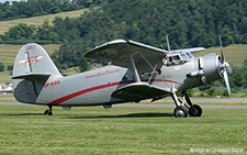 Antonov An 2 | SP-ASR | private  |  This is the second An-2 to land at Birrfeld on that hot day in JUN2025. | LSZF 28.06.2025