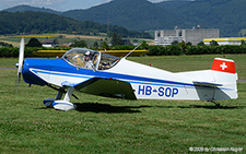 Uetz Jodel D.117 | HB-SOP | private  |  This Jodel D.117 was built in 1958. | LSZF 28.06.2025