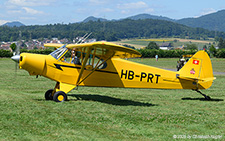 Piper PA-18-150 Super Cub | HB-PRT | private  |  This Piper PA-18 was built 1953 and is now based at Bern-Belp. | LSZF 28.06.2025