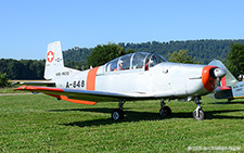 Pilatus P-3-05 | HB-RCO | untitled (Fliegermuseum Altenrhein)  |  This Pilatus P-3 collided on 05APR2023 with a glider whilst taxing at Altenrhein. The damaged aircraft has been repaired since and is now back in the air. | LSZF 28.06.2025