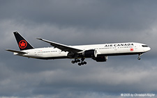 Boeing 777-333ER | C-FIUV | Air Canada  |  Arriving some 2 hours late from Toronto | Z&UUML;RICH (LSZH/ZRH) 03.01.2025