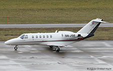 Cessna 525A CitationJet CJ2 | 9A-JSE | untitled (Jung Sky)  |  This Cessna 525A of Jung Sky is taxing for runway 34 for its flight to Vienna | Z&UUML;RICH (LSZH/ZRH) 23.01.2025