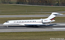 Bombardier BD.700 Global 7500 | N180QS | untitled (Netjets Aviation)  |  This Bombardier Global 7500 is performing the longest flight - from Zurich to Kona, Hawaii | Z&UUML;RICH (LSZH/ZRH) 24.01.2025