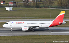 Airbus A320-214 | EC-IZH | Iberia | Z&UUML;RICH (LSZH/ZRH) 24.01.2025