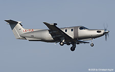 Pilatus PC-12/47E NGX | LX-FLK | untitled (JetFly Aviation) | Z&UUML;RICH (LSZH/ZRH) 08.02.2025