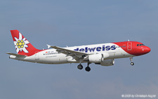 Airbus A320-214 | HB-JJK | Edelweiss Air  |  This aircraft was just recently repainted at Norwich.  | Z&UUML;RICH (LSZH/ZRH) 02.03.2025
