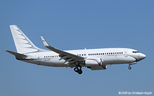 Boeing 737-7GC BBJ | LX-LFX | untitled (Global Jet Luxembourg) | Z&UUML;RICH (LSZH/ZRH) 06.03.2025