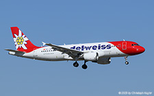 Airbus A320-214 | HB-JJK | Edelweiss Air  |  This aircraft was just recently repainted at Norwich.  | Z&UUML;RICH (LSZH/ZRH) 08.03.2025