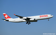 Airbus A340-313X | HB-JMB | Swiss International Air Lines | Z&UUML;RICH (LSZH/ZRH) 02.04.2025