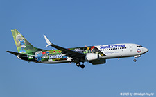 Boeing 737-8EH | TC-SPY | SunExpress  |  Presenting The Smurfs  | Z&UUML;RICH (LSZH/ZRH) 06.04.2025