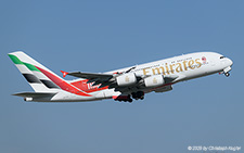 Airbus A380-861 | A6-EOK | Emirates Airline  |  With AC Milan sticker | Z&UUML;RICH (LSZH/ZRH) 11.04.2025