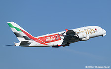 Airbus A380-861 | A6-EOK | Emirates Airline  |  With AC Milan sticker | Z&UUML;RICH (LSZH/ZRH) 11.04.2025