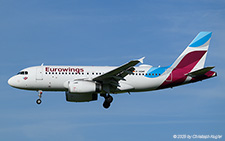 Airbus A319-132 | D-AGWP | Eurowings  |  This Airbus A319 of Eurowings is seen here operating flight EWG7760 from Hamburg to Zurich. | Z&UUML;RICH (LSZH/ZRH) 30.05.2025