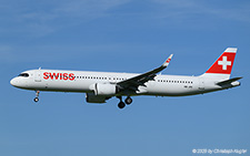 Airbus A321-271nx | HB-JPE | Swiss International Air Lines  |  This Airbus A321 of Swiss International Air Lines returned from the interior fitting at Ljubljana on 13MAY2025 and entered service the following day. | Z&UUML;RICH (LSZH/ZRH) 30.05.2025