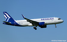 Airbus A320-271n | SX-NEF | Aegean Airlines  |  This Airbus A320 of Aegean Airlines is operating flight AEA852 from Athens to Zurich. | Z&UUML;RICH (LSZH/ZRH) 30.05.2025