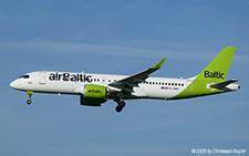 Airbus A220-300 | YL-ABO | Air Baltic  |  Swiss International Airlines prefer aircraft of Air Baltic in their standard scheme. | Z&UUML;RICH (LSZH/ZRH) 30.05.2025