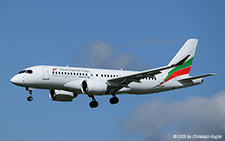 Airbus A220-100 | LZ-VIE | Bulgaria Air  |  Bulgaria Air is only operating two Airbus A220-100 - one of them is seen here approaching runway 14 in Zurich | Z&UUML;RICH (LSZH/ZRH) 06.06.2025