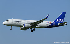 Airbus A320-251n | SE-RUR | SAS Scandinavian Airlines System  |  This Airbus A320neo of SAS is seen here operating flight SAS601 from Copenhagen. | Z&UUML;RICH (LSZH/ZRH) 12.06.2025