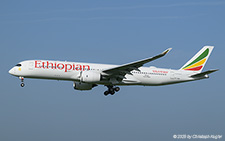 Airbus A350-941 | ET-AVB | Ethiopian Airlines  |  This Airbus A350-900 of Ethiopian Airlines is seen here arriving from Addis Ababa and Milan. The aircraft will spend the day in Zurich before retunring to Ehtiopia. | Z&UUML;RICH (LSZH/ZRH) 13.06.2025