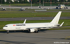 Boeing 767-333ERBCF | UK67018 | My Freighter  |  This Boeing 767-300 of My Freighter has just arrived from Tashkent and is taxing towards its parking position in Zurich. | Z&UUML;RICH (LSZH/ZRH) 20.06.2025