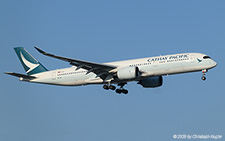 Airbus A350-941 | B-LRV | Cathay Pacfic  |  This Airbus A350-900 of Cathay Pacific is seen here operating flight CPA383 from Hong Kong to Zurich. The flying time was 12:53 hours. | Z&UUML;RICH (LSZH/ZRH) 22.06.2025