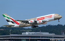 Airbus A380-861 | A6-EET | Emirates Airline  |  This Airbus A380 of Emirates airline was in 