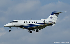 Pilatus PC-24 | LX-KHH | untitled (Flying Group Luxembourg)  |  This Pilatus PC-24 was registered with Flying Group Luxembourg on 29 APR2024. It is seen here arriving from Antwerp. | Z&UUML;RICH (LSZH/ZRH) 03.07.2025