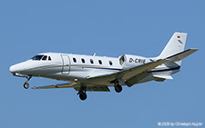 Cessna 560XLS Citation Excel | D-CRIE | untitled (Luminair)  |  This Cessna 560XLS Citation Excel of Luminair is captured shortly before touching down on runway 14 in Zurich. The aircraft is arriving from Nice.  | Z&UUML;RICH (LSZH/ZRH) 11.07.2025