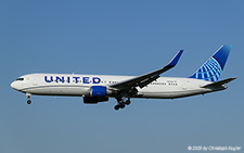 Boeing 767-322ER | N643UA | United Airlines  |  United Airlines has three flights from the USA arriving early in the morning at Zurich. This Boeing 767-300 is seen here as flight UAL52 from Washington.  | Z&UUML;RICH (LSZH/ZRH) 11.07.2025