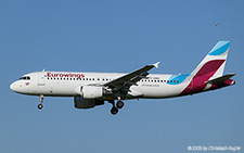 Airbus A320-214 | D-ABNU | Eurowings  |  This Airbus A320 of Eurowings is operating flight EWG8760 from Berlin to Zurich. | Z&UUML;RICH (LSZH/ZRH) 11.07.2025