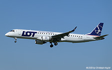 Embraer ERJ-195AR | SP-LNH | LOT Polish Airlines  |  This Embraer ERJ-195 is captured operating flight LOT411 from Warsaw to Zurich | Z&UUML;RICH (LSZH/ZRH) 13.07.2025