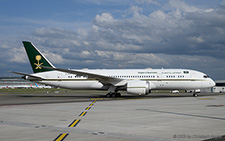 Boeing 787-8 | HZ-HM4 | Saudi Royal Aviation  |  The visit of this Boeing 787-8 is probably related to the visit of the Boeing 777-300 and the Gulfstream 650 just a few days ago. | Z&UUML;RICH (LSZH/ZRH) 15.07.2025