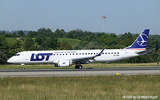 Embraer ERJ-195LR | SP-LND | LOT Polish Airlines  |  LOT Polish Airlines is operating a total of 16 Embraer ERJ-195, amongst them SP-LND which was delivered on 26FEB2012. | Z&UUML;RICH (LSZH/ZRH) 08.08.2025