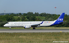Embraer ERJ-195LR | SE-RSP | SAS Link  |  This Embraer ERJ-195 of SAS Link saw service for many years with Air Europa and Air Europa Express. It joined the current operator in FEB2023. | Z&UUML;RICH (LSZH/ZRH) 08.08.2025
